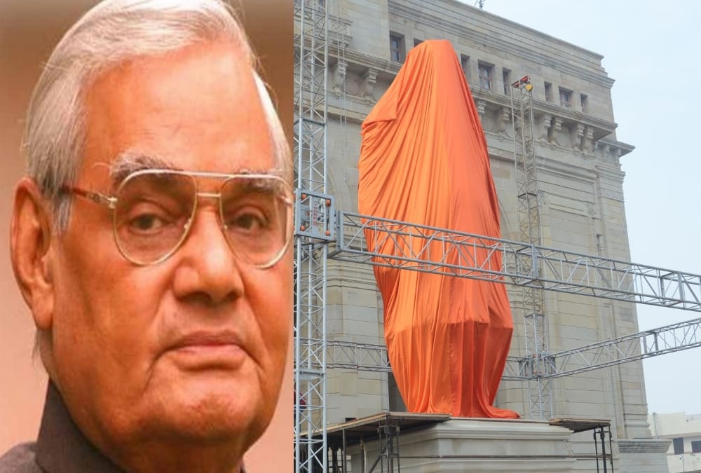 Atal Bihari Vajpayee statue unveiled by PM Modi.