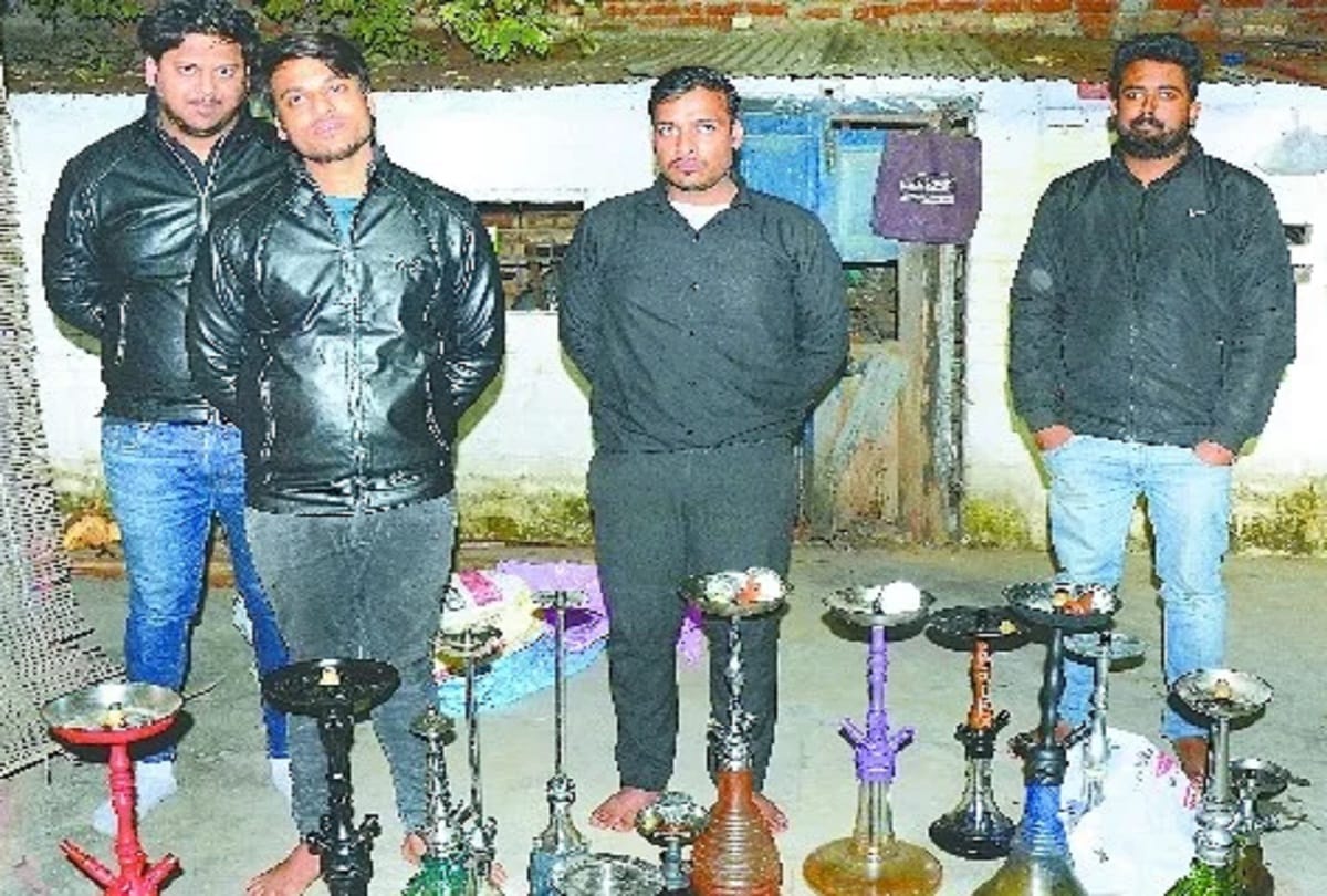 Police raids two hookah bars four arrested including owners