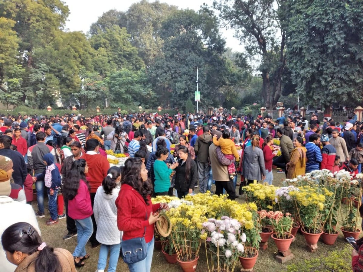 Two-day flower exhibition organized on BHU Malaviya Jayanti