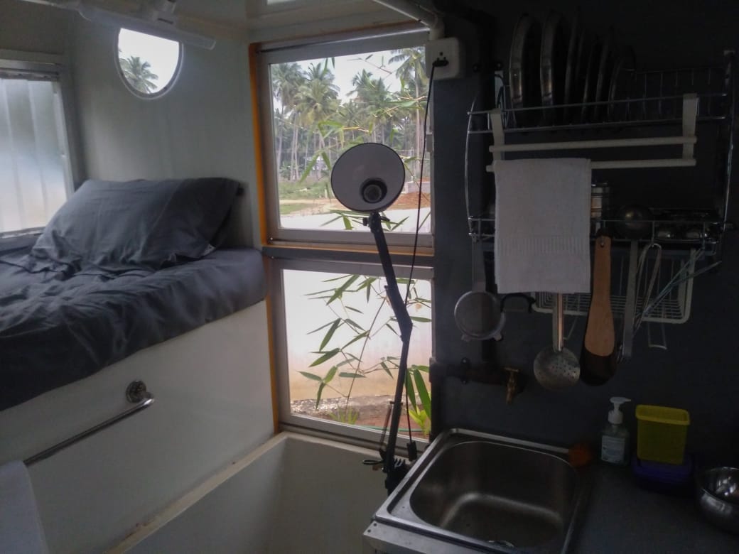 Bangalore youth jugaad convert Bajaj Rickshaw RE Three wheeler into mobile home