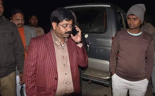 Cabinet minister Nandi narrowly survived the accident