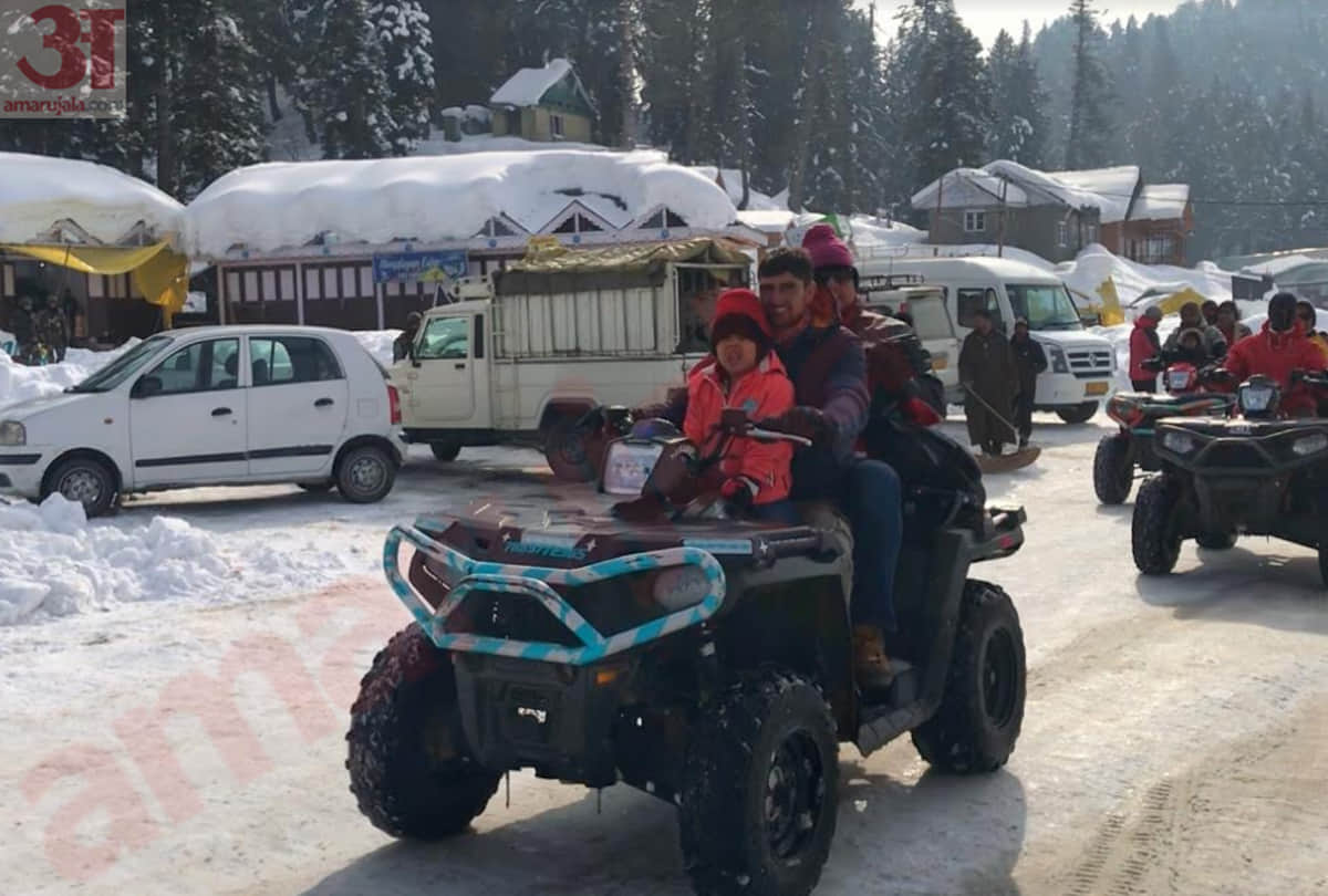 Severe cold in Kargil Leh and Gulmarg, jammu kashmir latest news