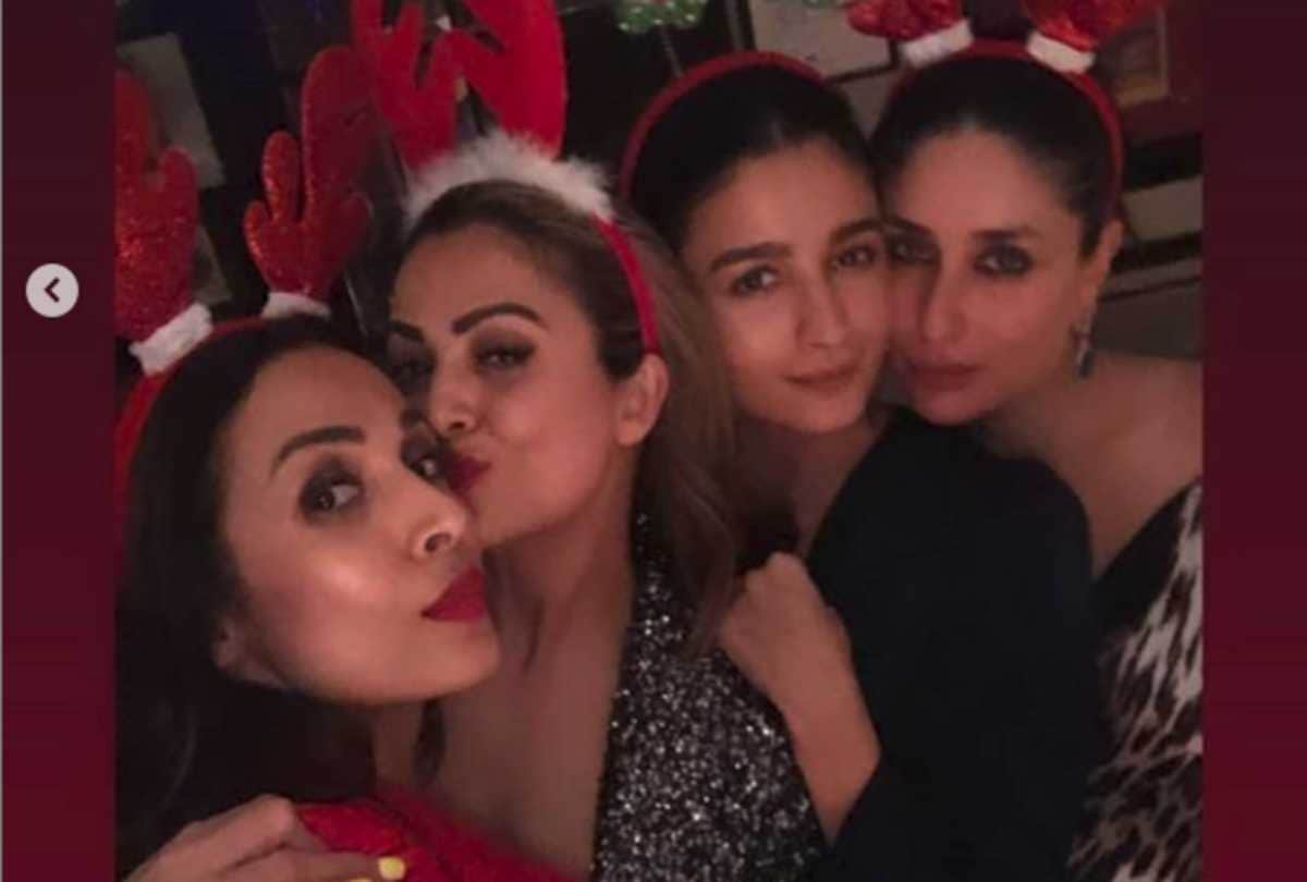kareena kapoor to arpita khan celebrate christmas party
