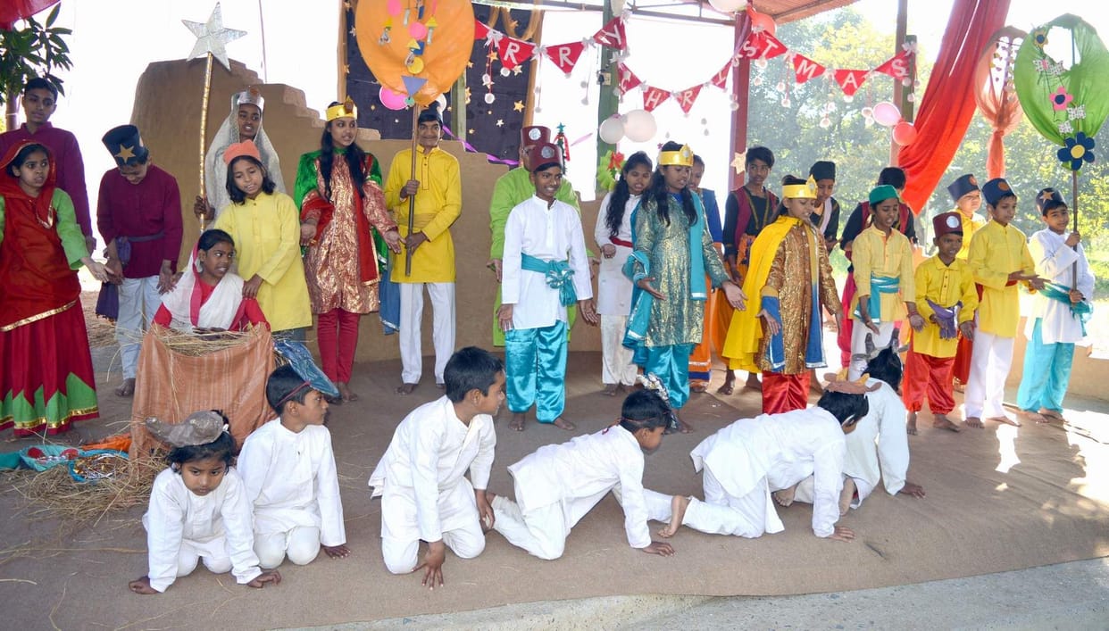 Christmas Day celebrated with great fanfare in schools