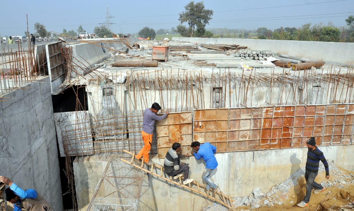 The bridge could not be completed in Kabraut