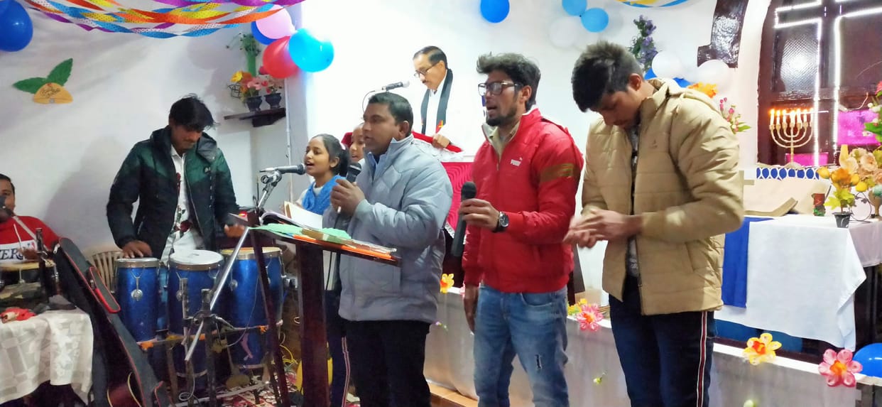 Christmas celebrated in Phulgadi Church