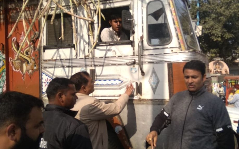 teenager running found over loaded truck