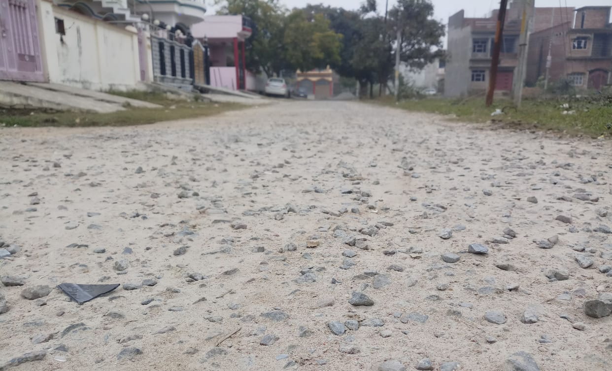 Massive breakup in road budget of 21.60 crores