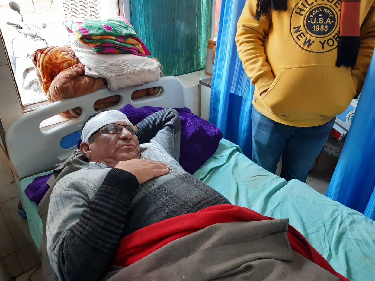 Labor contractor injured pistol on head of shopkeeper, crime, police, fatehabad
