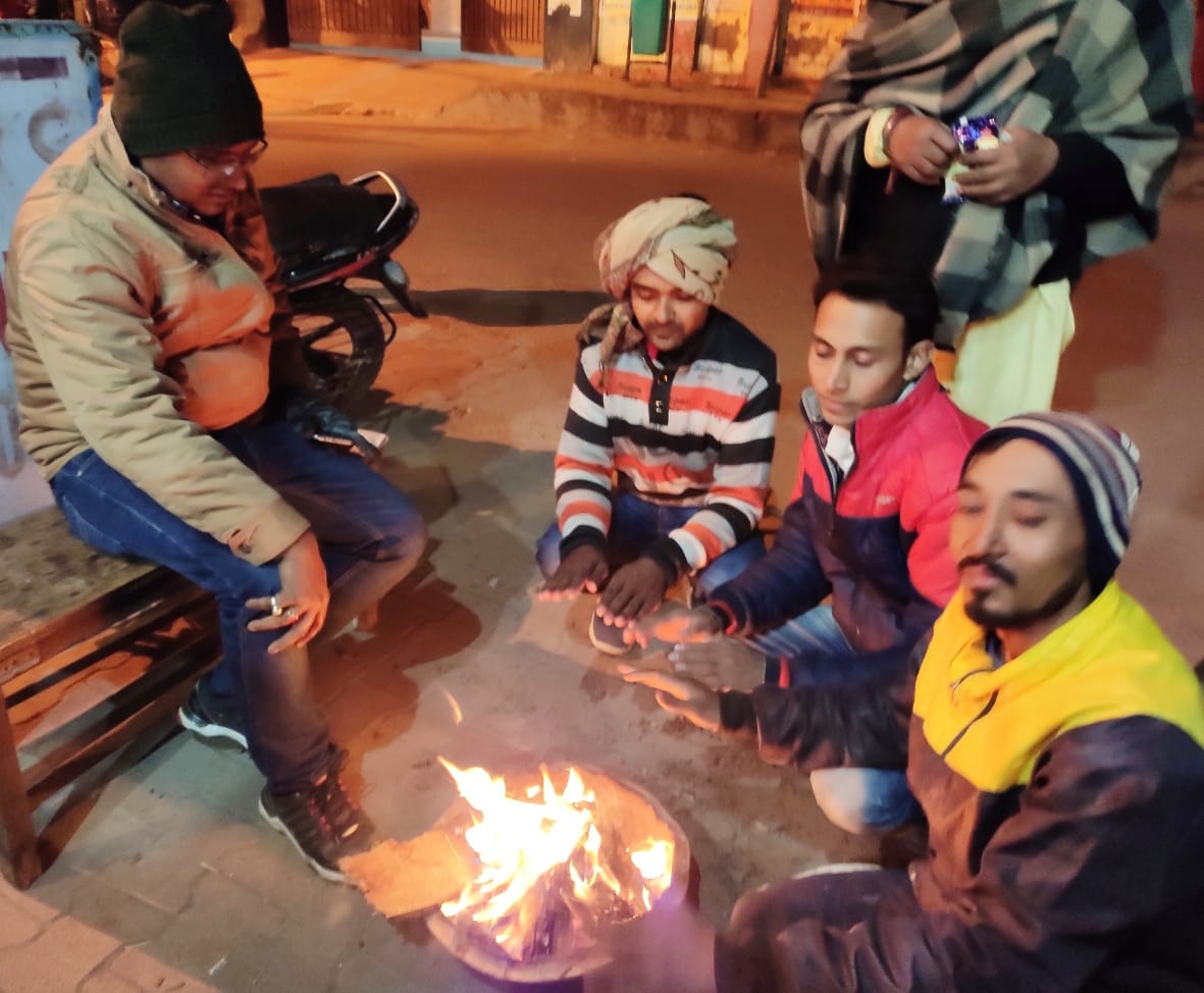 Temperatures rolled by icy wind, people upset