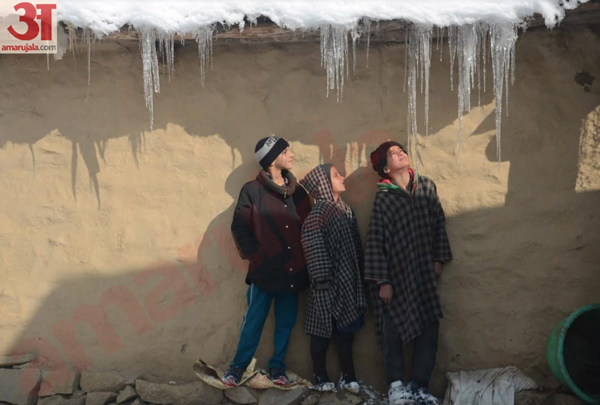 Jammu Kashmir Temperature Hiked, Latest Photos Of Weather Of Jammu Kashmir Snowfall