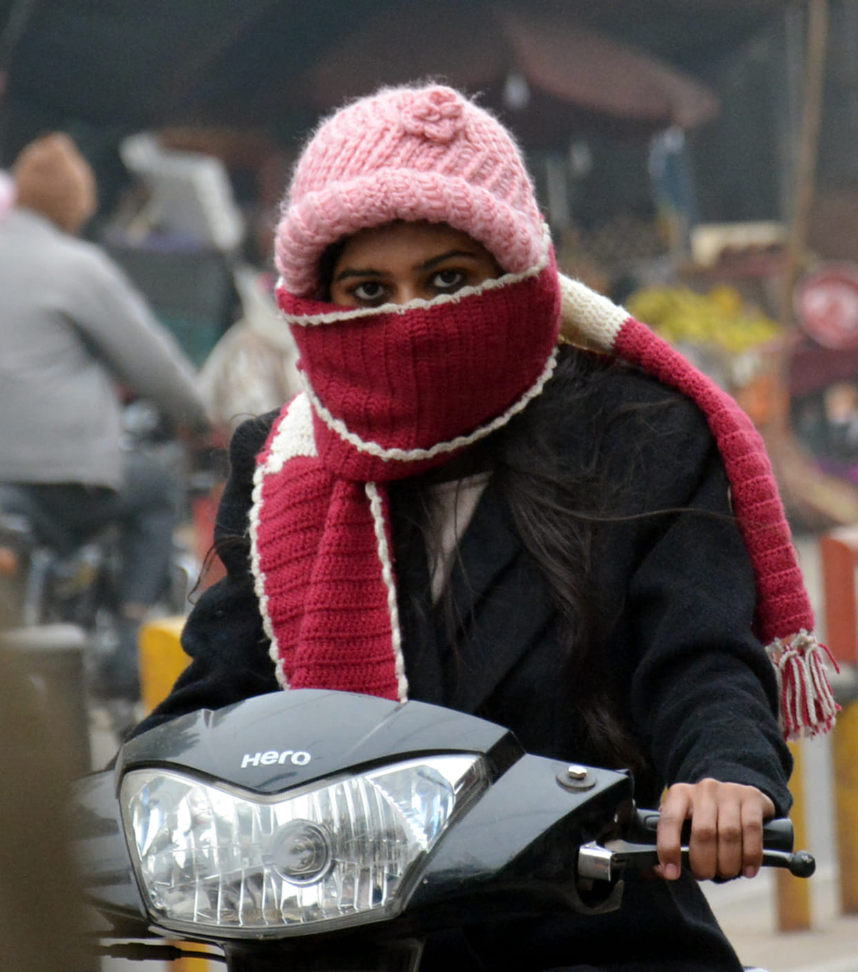 Cold wave and fog in Muzaffarnagar