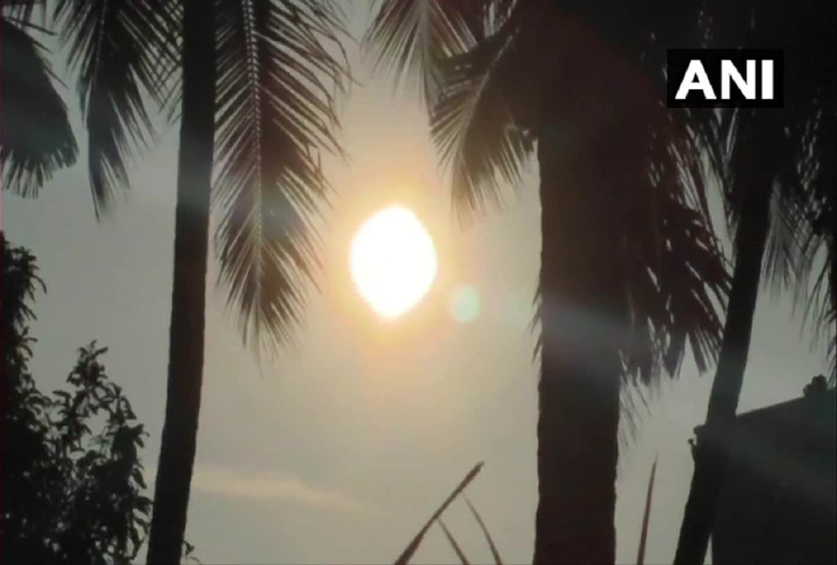 Last solar eclipse of the year, see through the pictures, what city the sun looked like