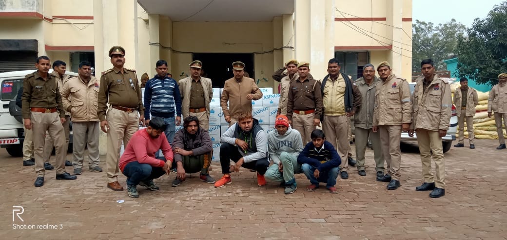 230 boxes of illegal English liquor recovered from DCM and car