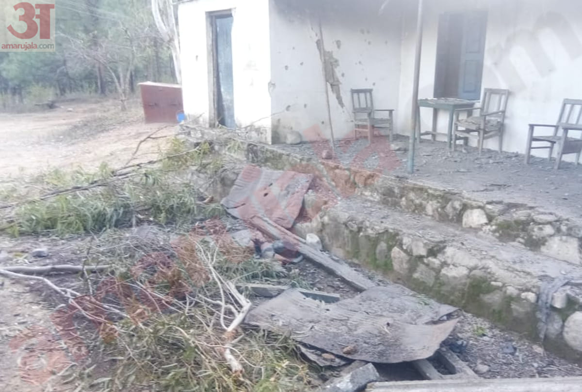 ceasefire violation by paksitan photos of naushera poonch jammu kashmir
