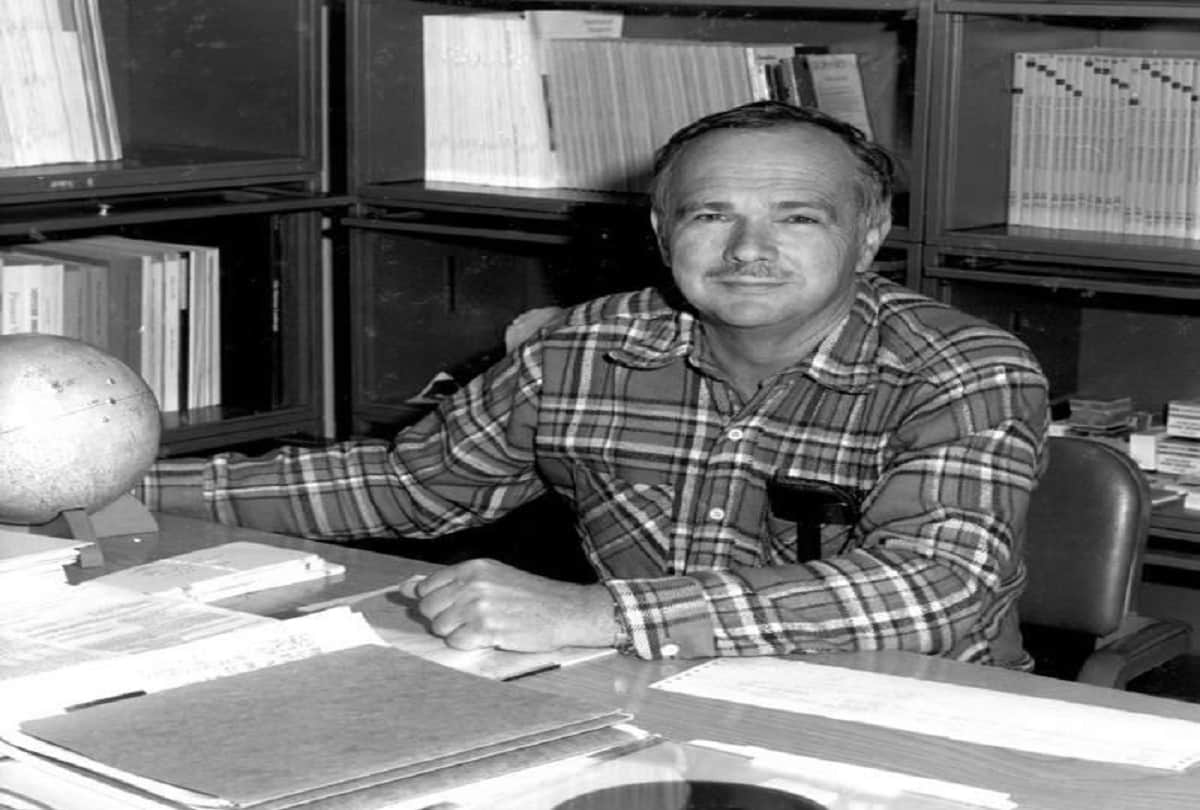 Eugene Shoemaker the only person whose ashes have been buried on any celestial body outside Earth