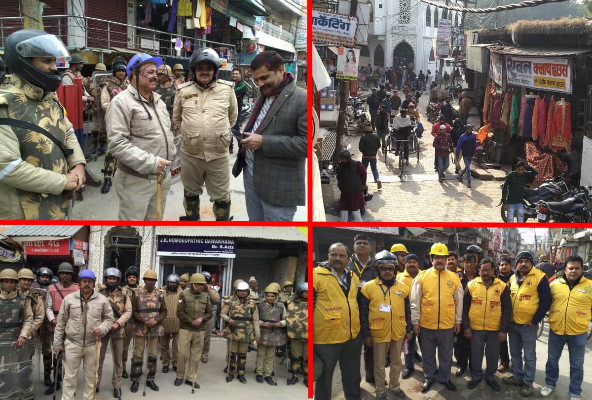 high security alert for jumme ki namaz after violence during CAA protest in gorakhpur