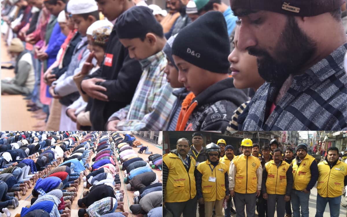 Juma namaz peacefull after CAA protest violence in Gorakhpur