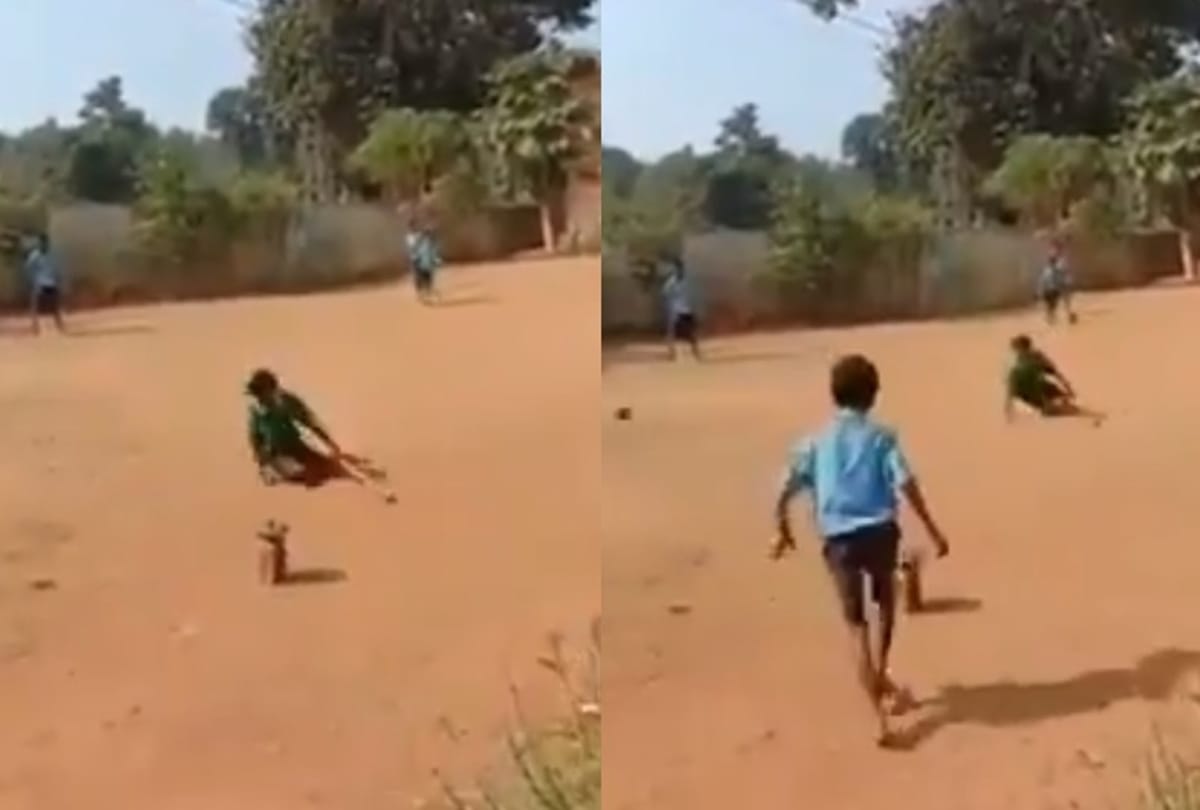 Special boy running by knees and hands, Video goes viral on social media