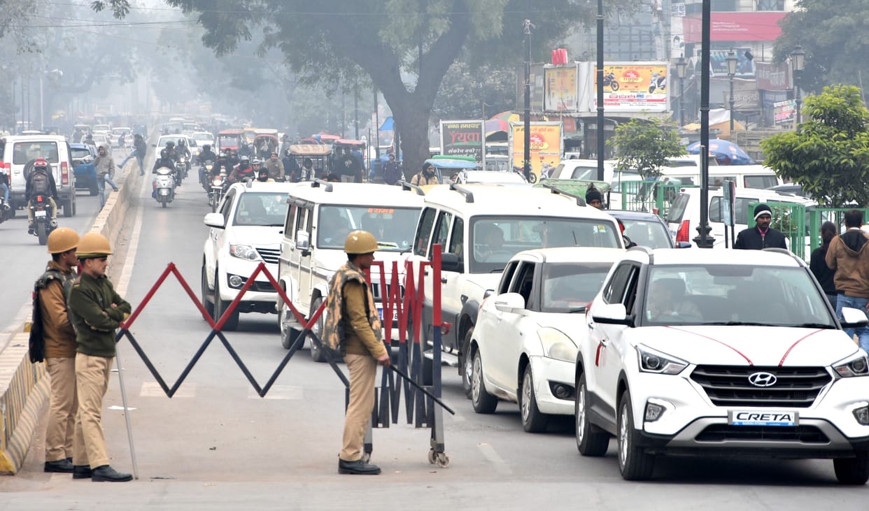 High alert at Prayagraj on the Friday