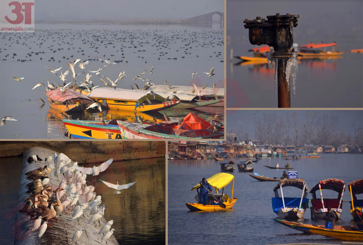 Drass colder than Antarctica, mercury dropped to minus 30, Srinagar water sources froze