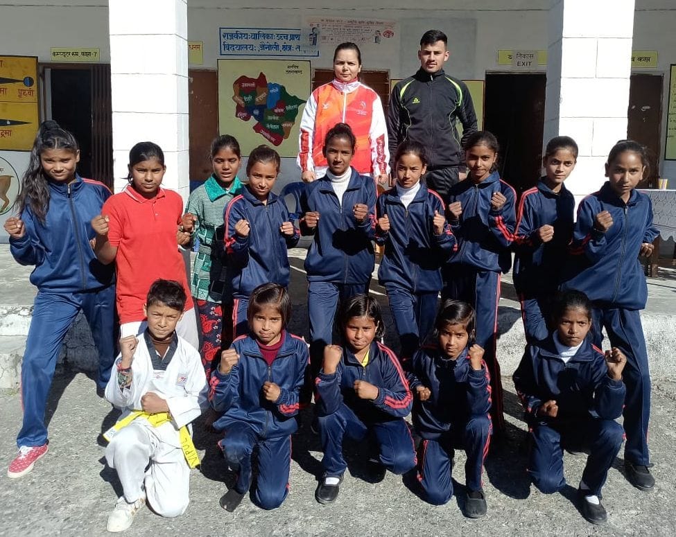 Karate training of SC children started