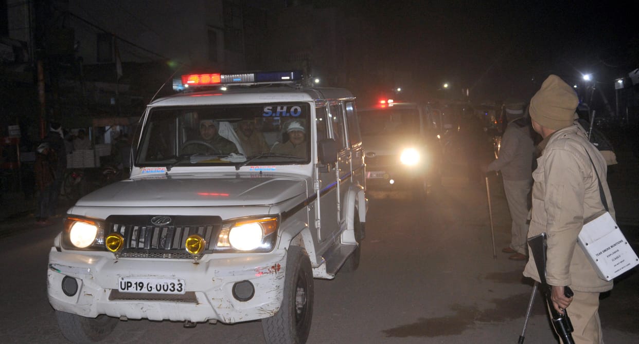 Police made arrangements in the district, on the streets
