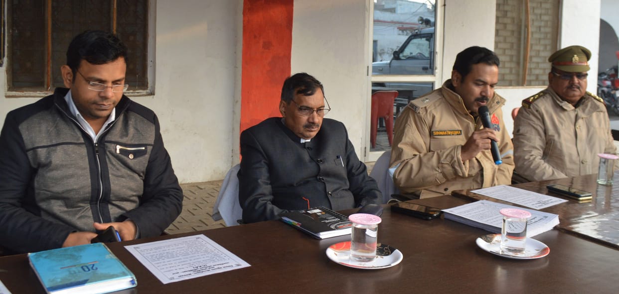 Today police administration is very cautious due to the Namaz prayers, keeping a close watch on Sikanderrau