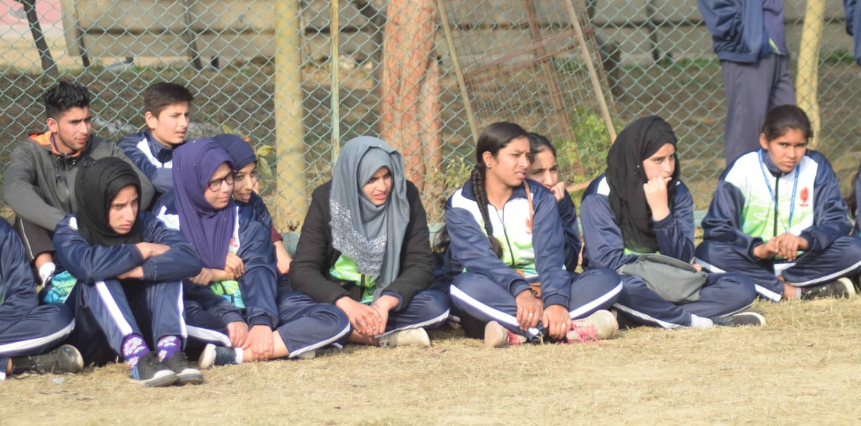 Kasmir's Students Said-here was tension for a few days but now there is a very good atmosphere