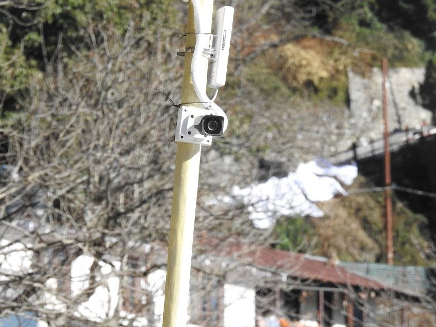 CCTV cameras installed in Nainital