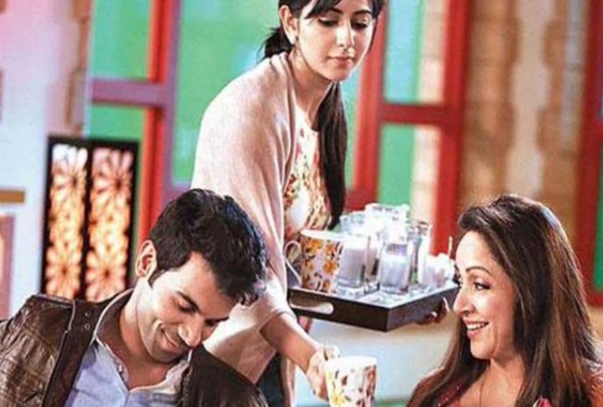 hema malini romance with rajkummar rao in Shimla Mirchi
