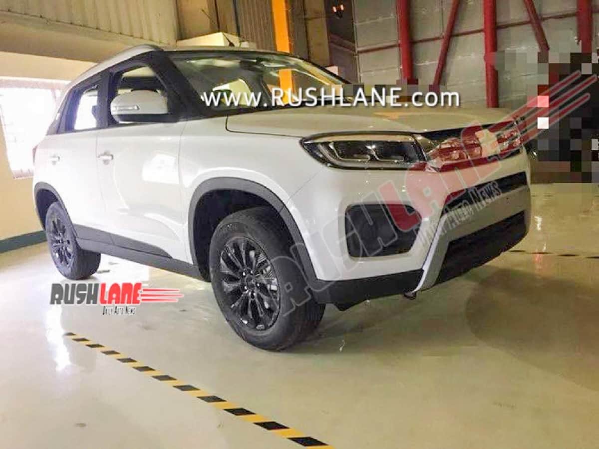Upcoming 2020 Maruti Brezza with BS6 Petrol engine facelift pictures leaked, launching in Feb 2020