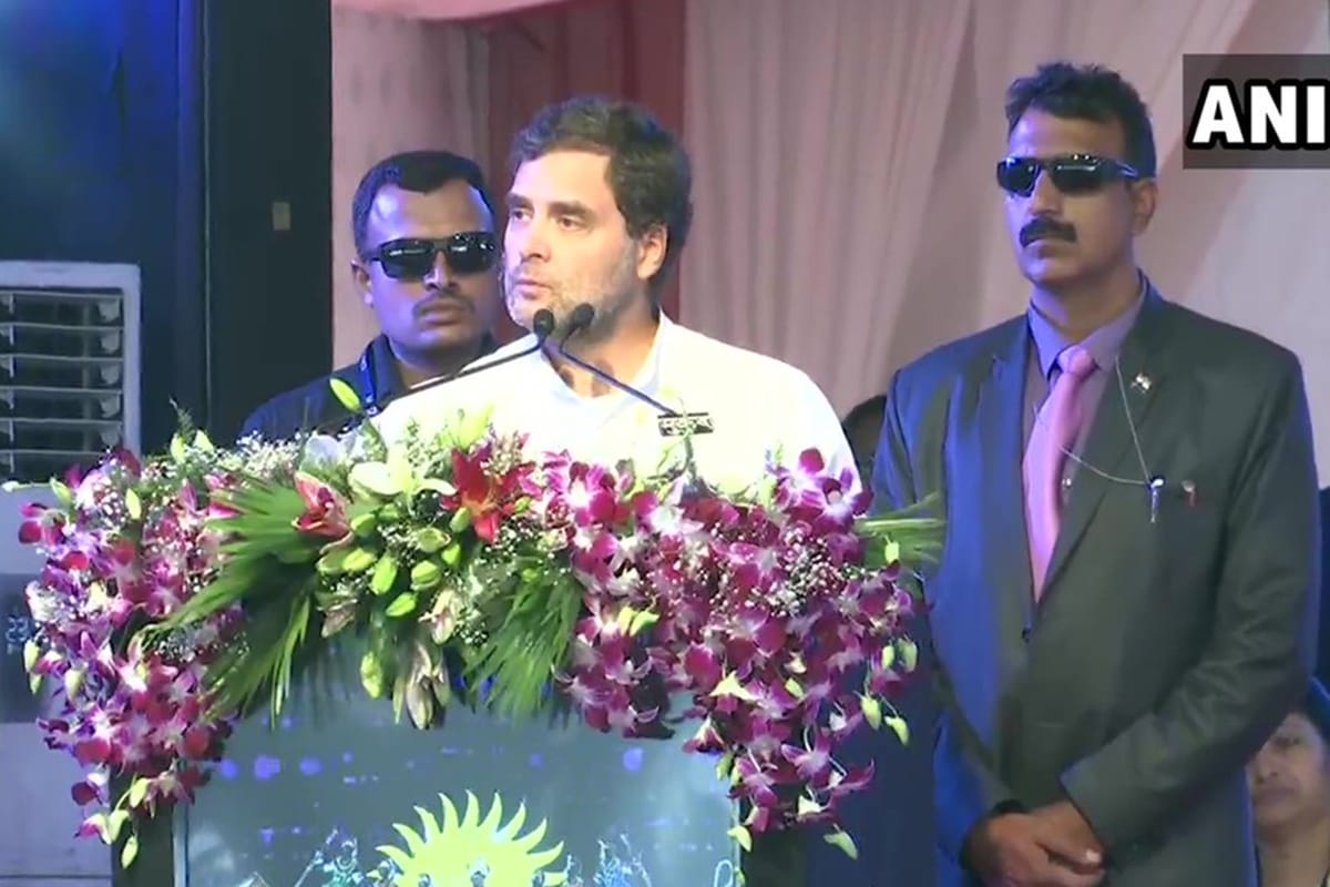 Rahul Gandhi arrives in Raipur to inaugurate Rashtriya Adivasi Nritya Mahotsav today