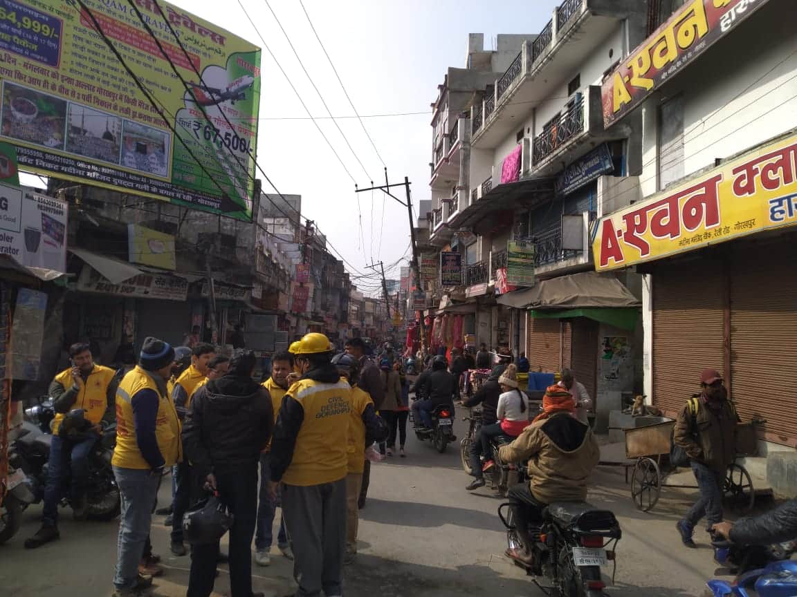 high security alert for jumme ki namaz after violence during CAA protest in gorakhpur