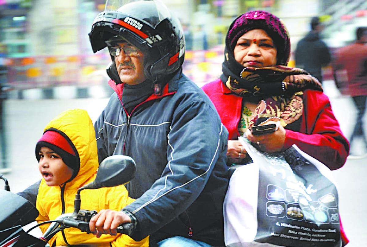 maximum temperature reached 11.6 degrees in 24 hours in lucknow
