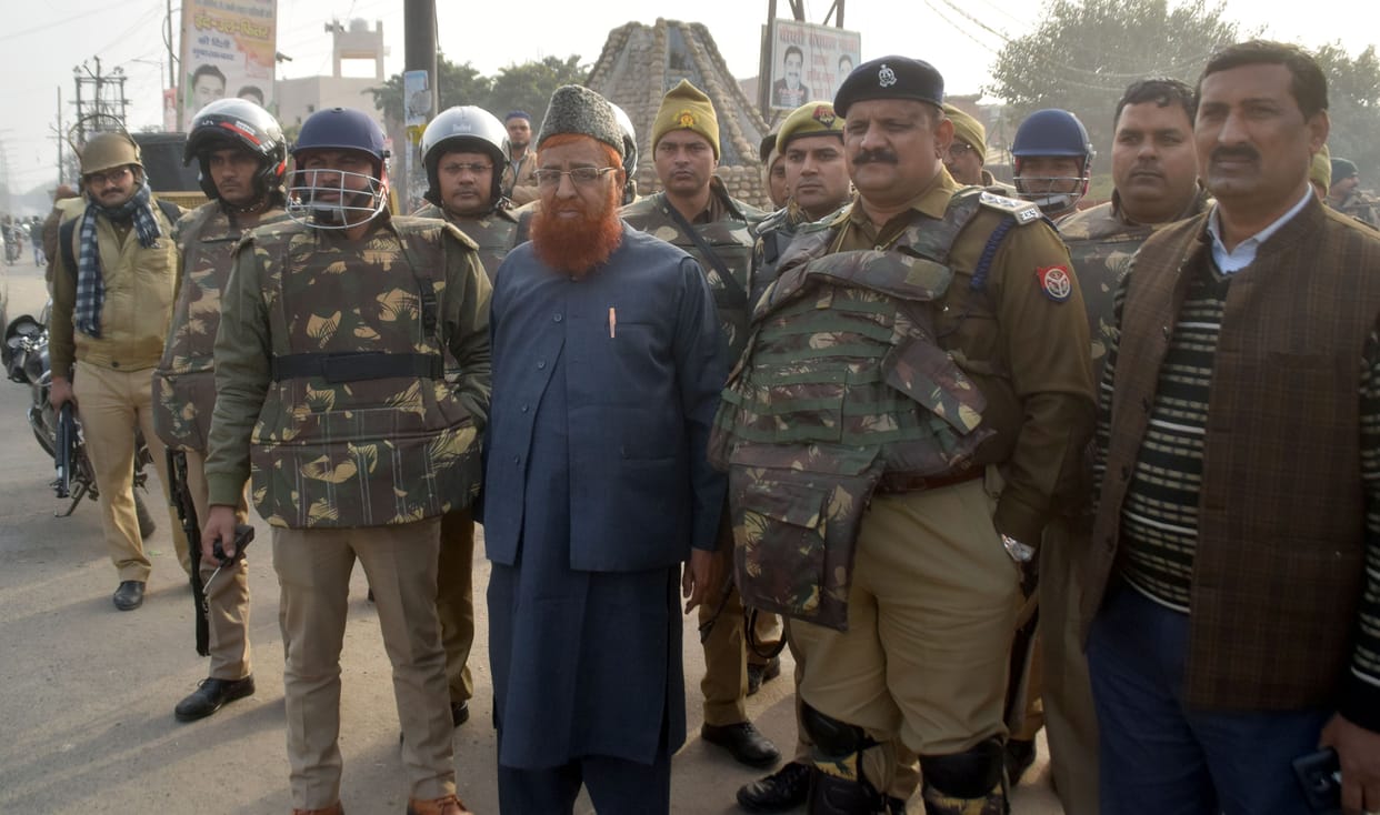 tight security in city