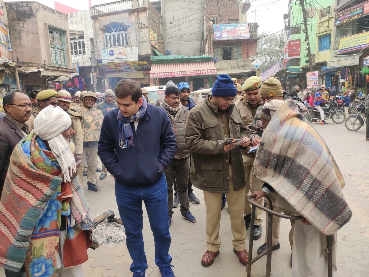 Blankets distributed to the needy