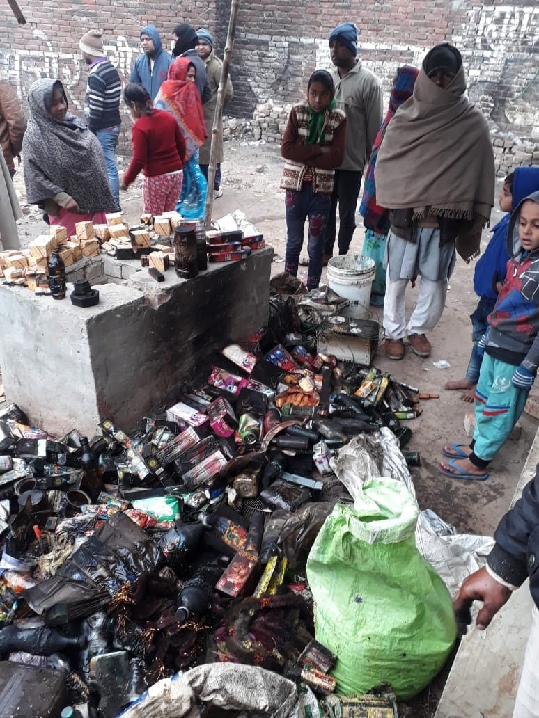 Fire caused by short circuit burns worth of lakhs