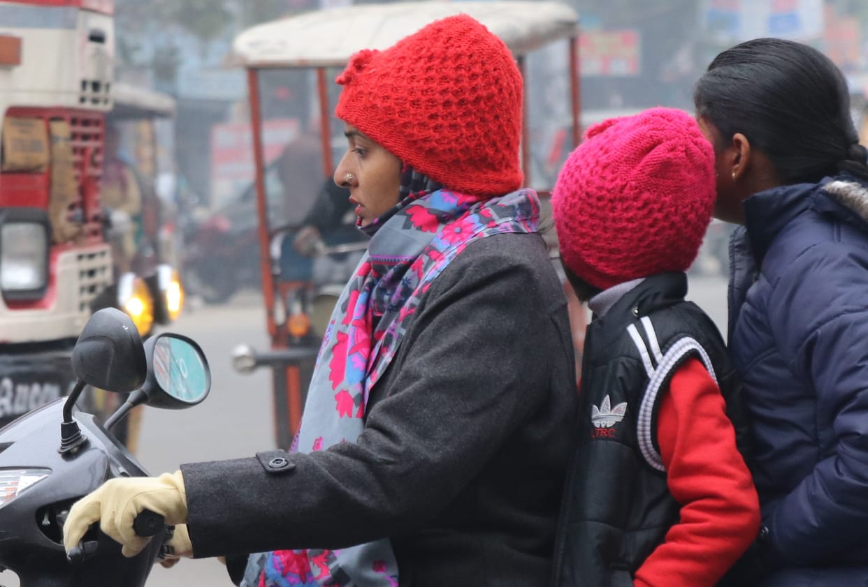 Bijnor shivered by cold