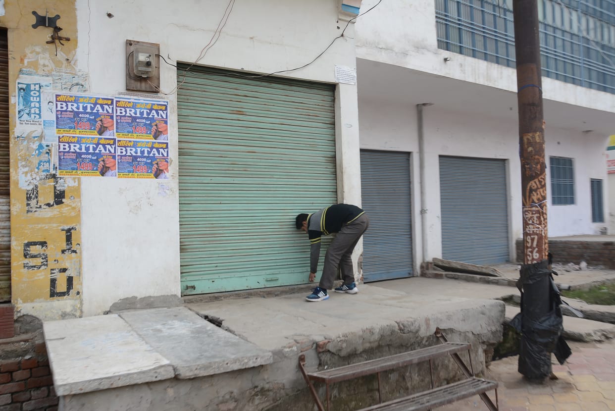 CAA: Bhagat Singh Road in Muzaffarnagar