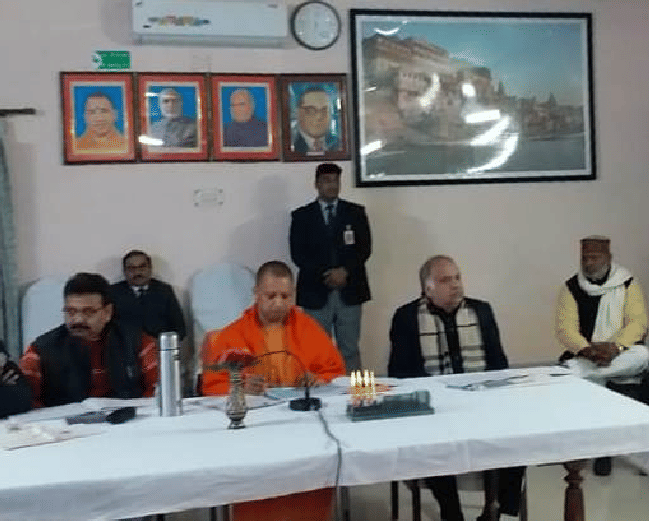 CM yogi Strict instructions start construction work of Kashi Vishwanath Dham in time varanasi