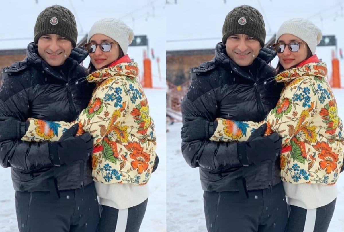 kareena kapoor karisma kapoor saif ali khan look good in switzerland holiday