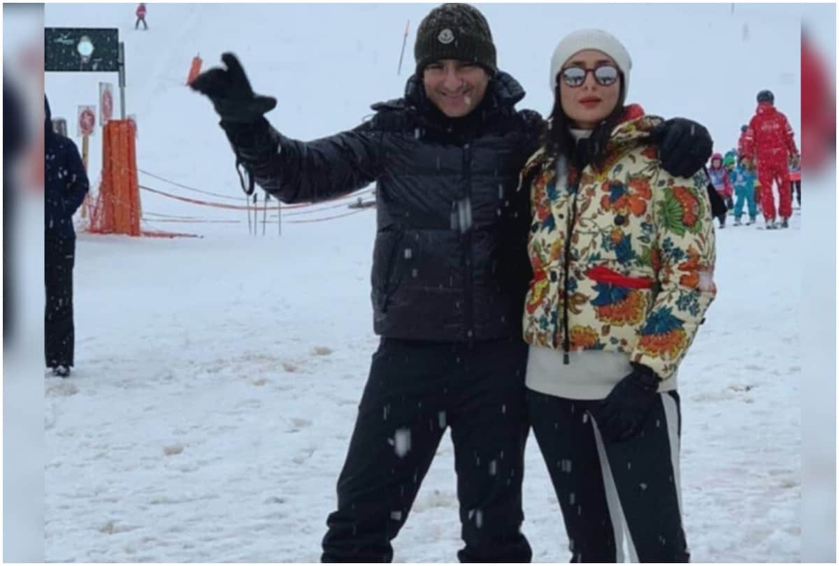 kareena kapoor karisma kapoor saif ali khan look good in switzerland holiday