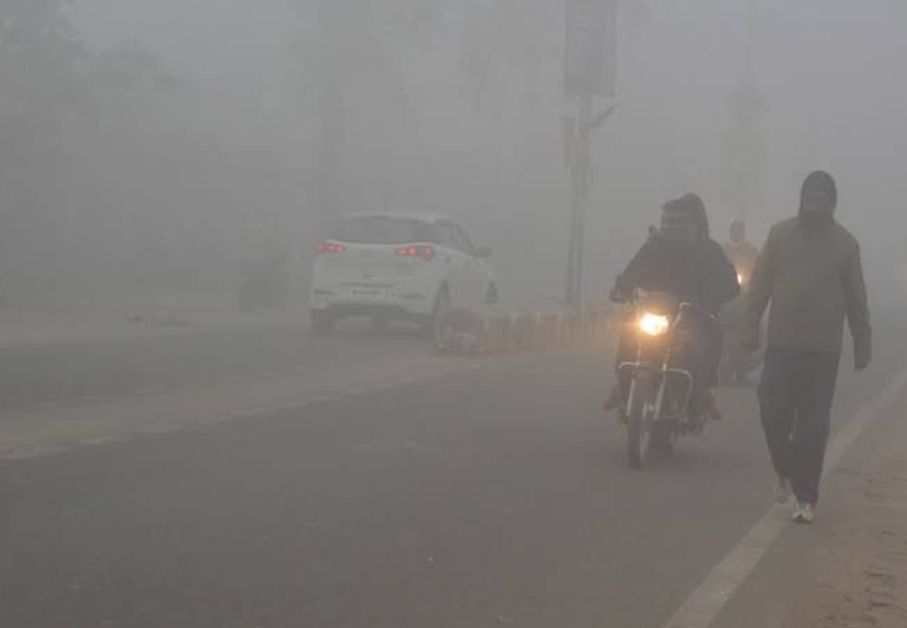 fog increases pollution, Kanpur city's AQI 500