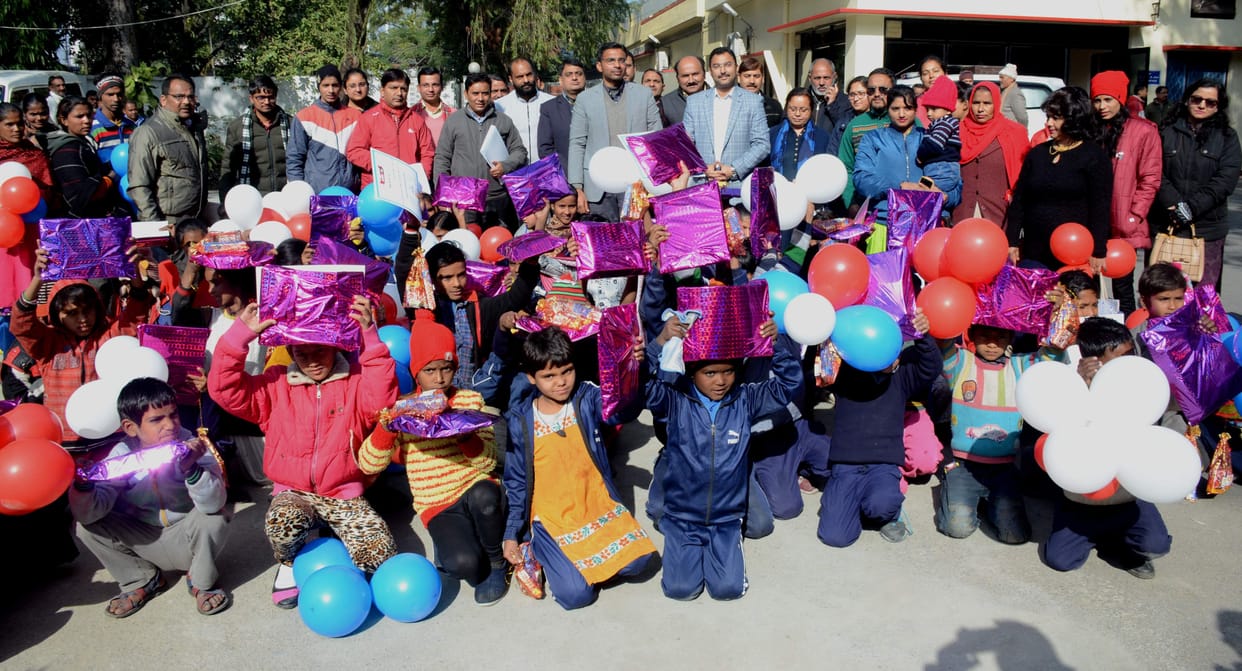 69 poor and unpreviledge children got admission in school