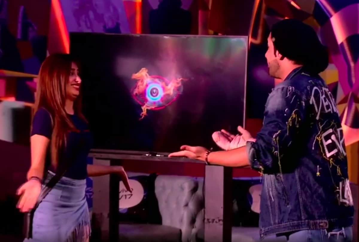 Bigg Boss 13 paras Chhabra and Mahira Sharma get romance in Rohit Shetty task