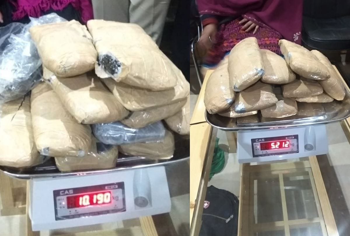 Two Nepali Women arrested with fifteen kilogram charas in kullu in himachal pradesh