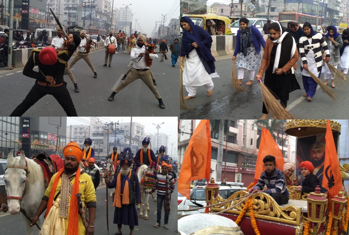 sikh community organised yatra starts in gorakhpur
