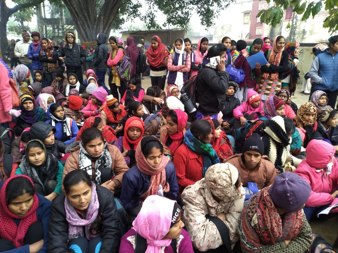Uttar Pradesh Police Recruitment and Promotion Board orgnised Physical Test start in gorakhpur