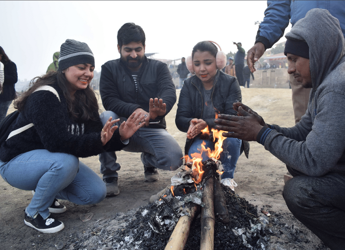 Heavy cold wave and Fog break records in Gorakhpur